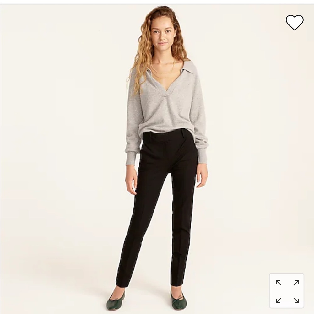 J Crew Black Pants 6P